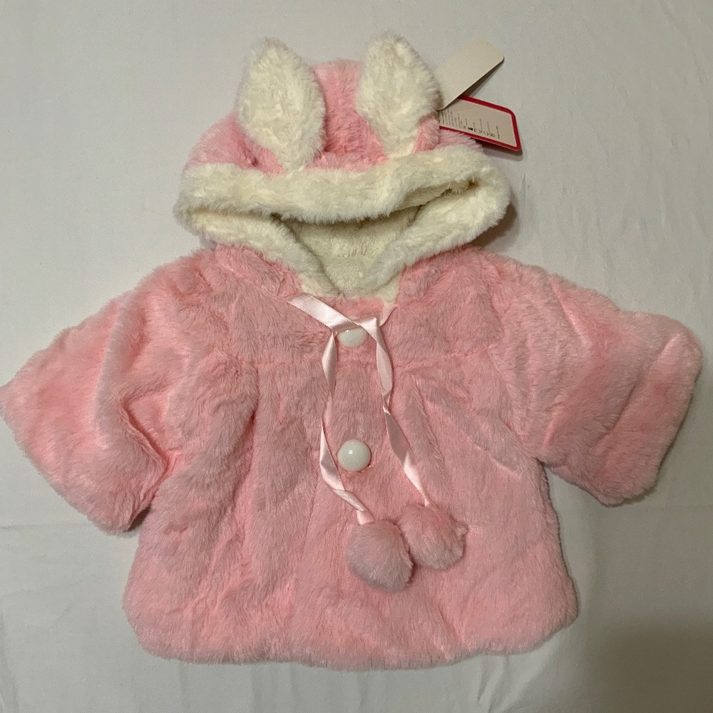 Baby bunny coat, 6-12 months